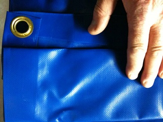 Premium PAF-12 PVC Tarpaulin 400 GSM Featuring Durable Coated Polyester Fabric with Fire Resistant Properties, UV Protection, and Heavy-Duty Construction for Outdoor Use in Construction and Agriculture